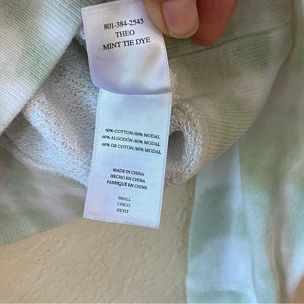 Rails Theo Tie Dye Sweatshirt in Mint‎ Green - Picture 7 of 8